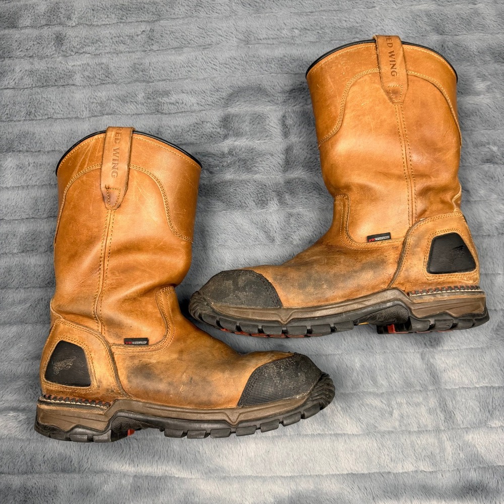 Red Wing 4448 Rio Grande Waterproof Pull On Work Boots Mens 13 D Brown Vibram